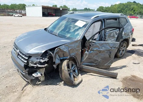 2019 Volkswagen Atlas 3.6L V6 Sel R-Line from USA, damaged, VIN 1V2RR2CA7KC584264